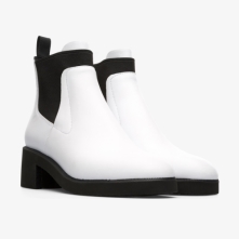 Camper Wonder Ankle Boots White - Womens Singapore QUMBQK-137